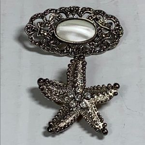 Fashion Silver Tone Jewelry Art Lot of 2 Vintage